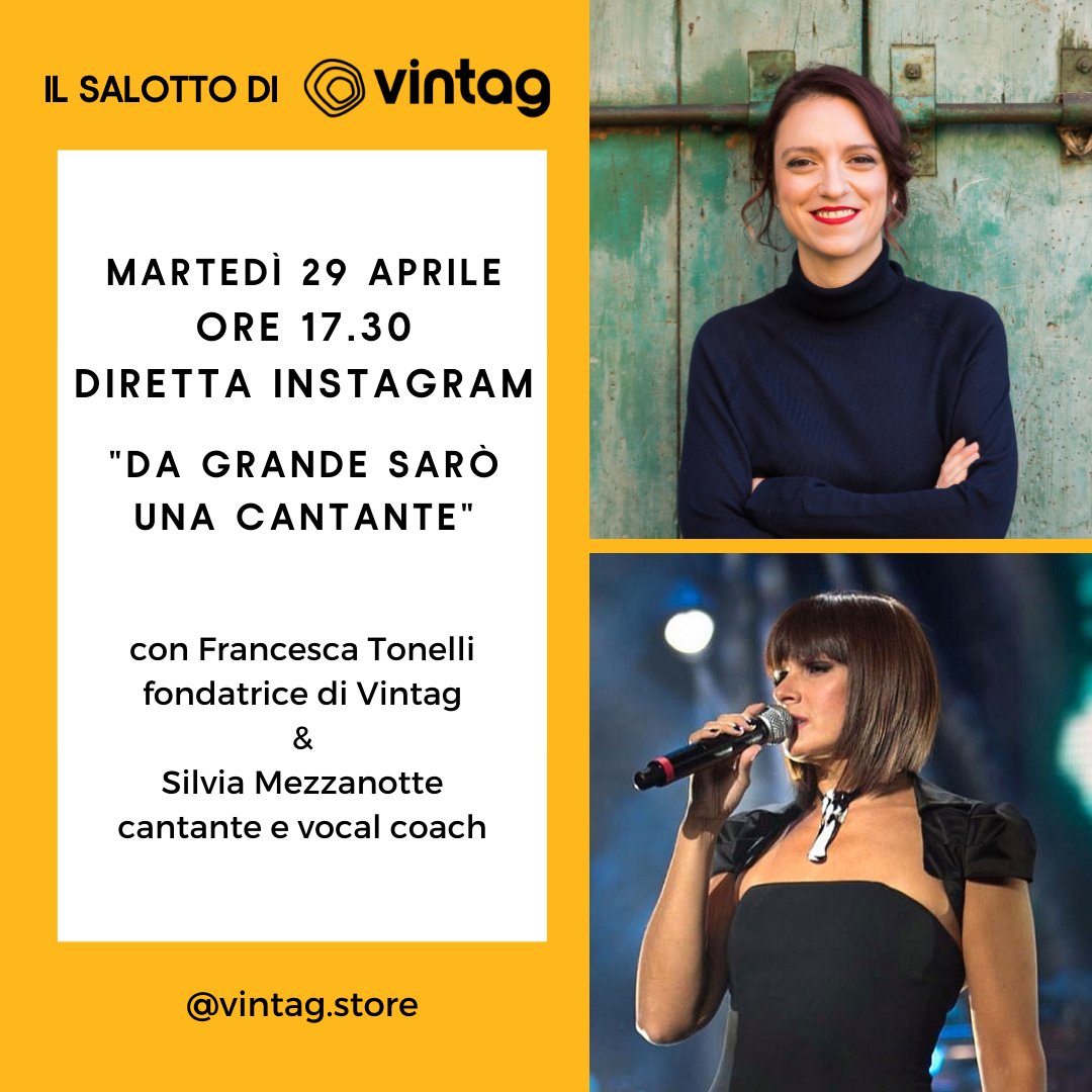 vintag_store's tweet photo. Questa sera vi aspettiamo alle ore 17.30 in diretta sul nostro profilo instagram https://t.co/8nofGg5wiM con un'ospite speciale: @silmezzanotte 
Non mancate!
#ilsalottodivintag https://t.co/KAfLNxkb5F