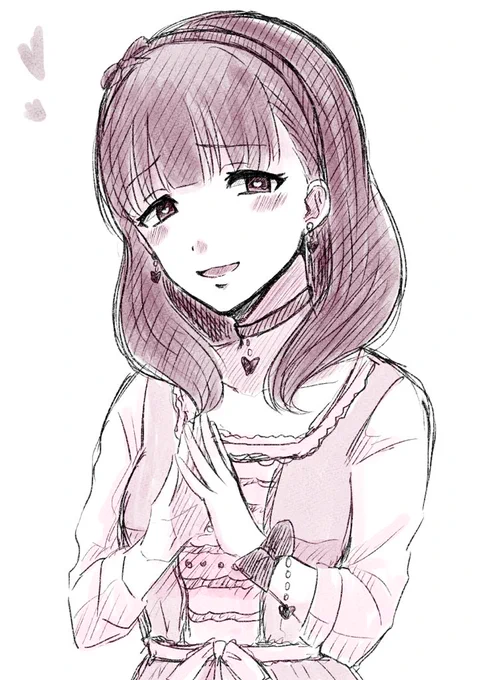 佐久間まゆ落書き 