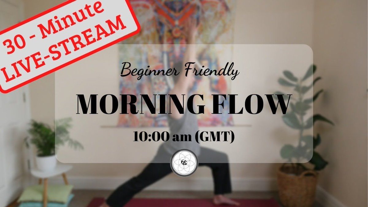 Blue_E_Blogger's tweet photo. GOOOOD Moorning Yogis!
Going live for beginner-friendly morning flow in at 10 am.

Today, we're going to be playing with balance and awakening the body from standing poses. 
https://t.co/pXrscevbAW https://t.co/iyDgccZlYN