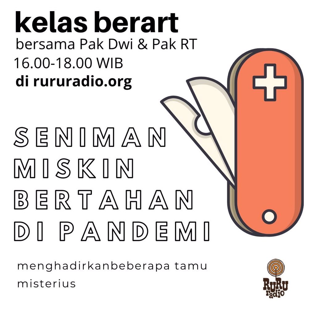 Kelas Berart kali ini bersama Pak Dwi (<a href="/mas_ube/">Mas Ube</a>) &amp; Pak RT (@mochhasrul) akan membahas hal tersebut dan juga mengundang mereka² yang dapat bertahan dan tidak dapat bertahan. Langsung aja sikat skoy di rururadio.org sikatskoyyy!!!