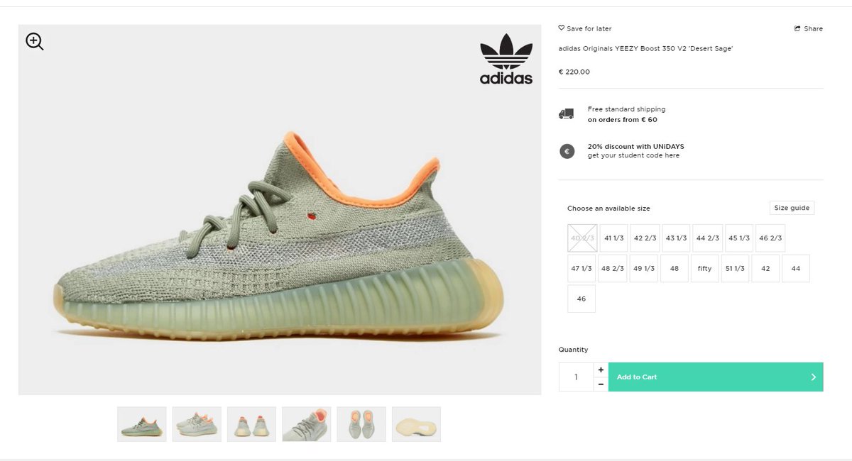 adidas promo code unidays