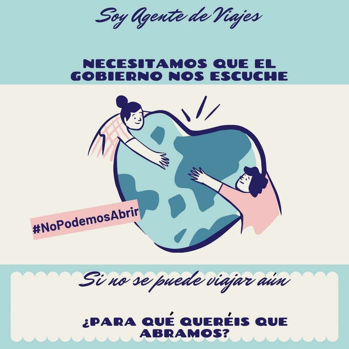 hmeli_11's tweet photo. Sres. @sanchezcastejon @MarotoReyes 
¿En mi agencia vendo viajes, que vendo a partir del 11/05 si no se puede viajar? #AgenteSinViajes #NoPodemosAbrir #Turismo https://t.co/7NaIjRsOq5