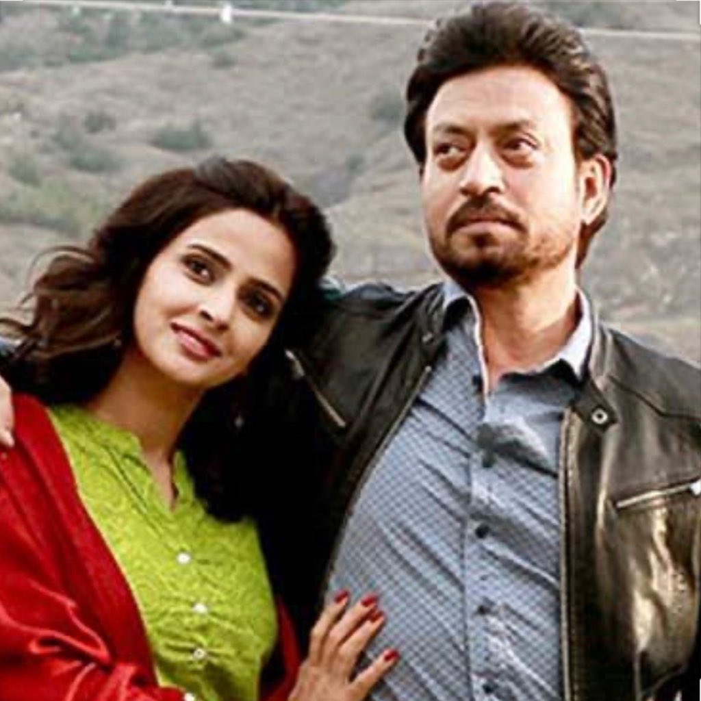 s_qamarzaman's tweet photo. Deeply disturbed to hear about the passing of Irrfan Khan. It feels like yesterday coming back from the sets of Hindi Medium. You taught me a lot as an actor and a mentor. Such a brilliant actor  gone too soon. I'm at a loss for words. 
RIP Raj 💔
Yours Only, Meeta 🌸
#IrrfanKhan https://t.co/FaDx1dznFA