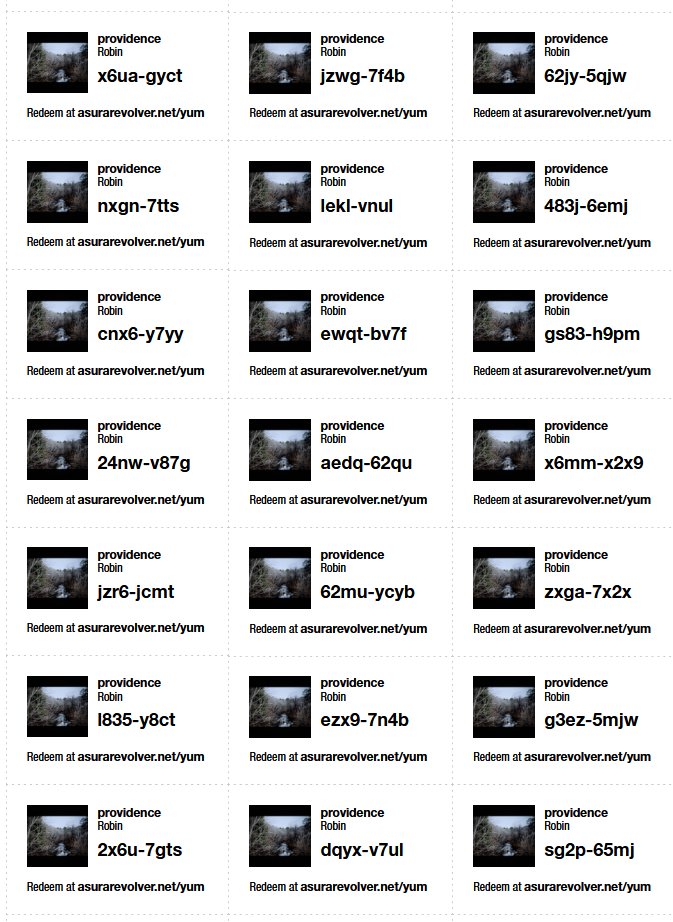 AsuraRevolver's tweet photo. codes since peeps asked for public codes they can share with their friends since i asked for people to not share the codes we sent to our bandcamp supporters (which some people who doesnt care for music and muscians has not abided by. >.>) https://t.co/gWVEOVHlTy