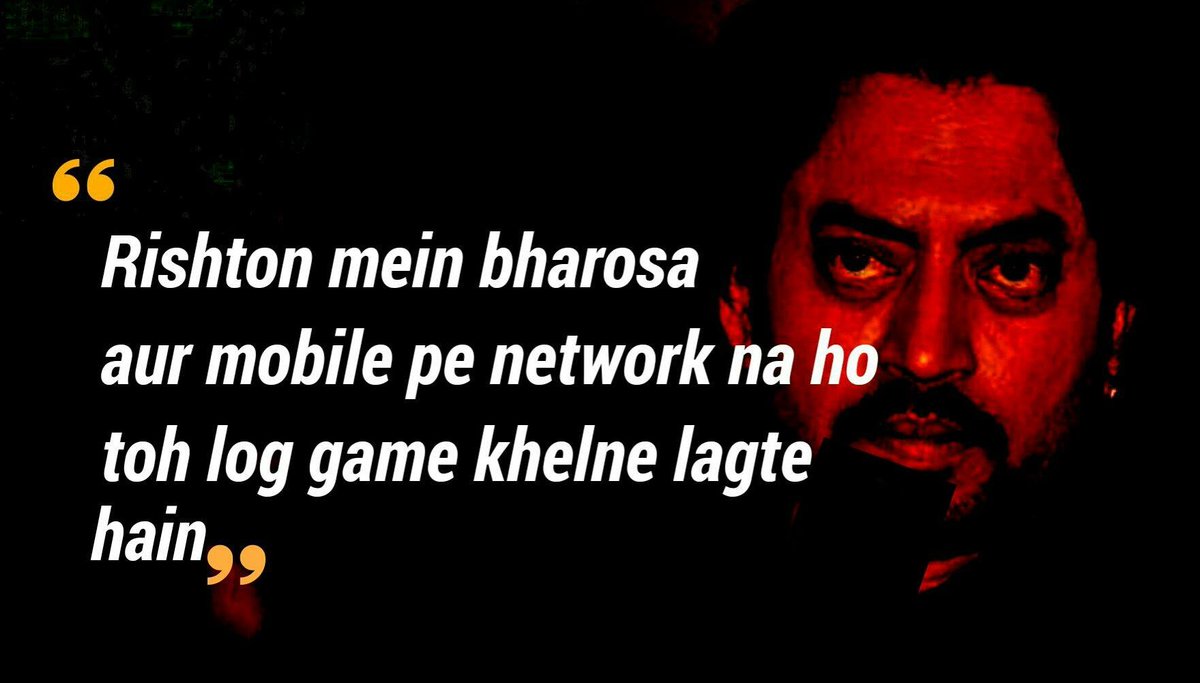 jainbrt's tweet photo. RIP Sir Khan!

I never watched all movies but I never missed yours one!

#IrrfanKhan #RestInPeace #RIPIrrfanKhan https://t.co/gPGr2ZqIMW