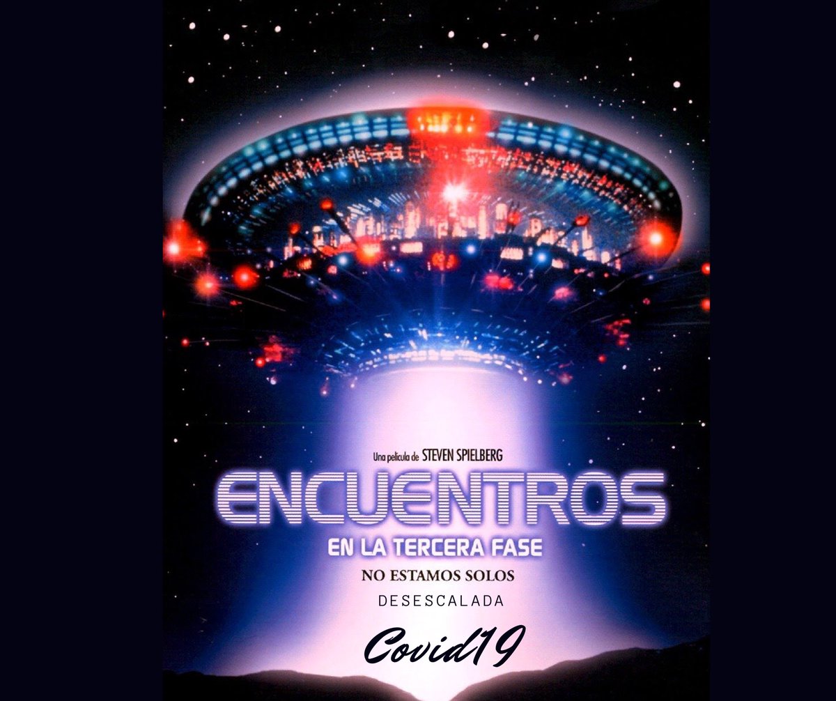 javihdez's tweet photo. Ahora entiendo qué quería decir Spielberg con Encuentros en la Tercera Fase 👽 
 #Fase3 #desescalada #COVID__19 https://t.co/zeyO5TOOsW