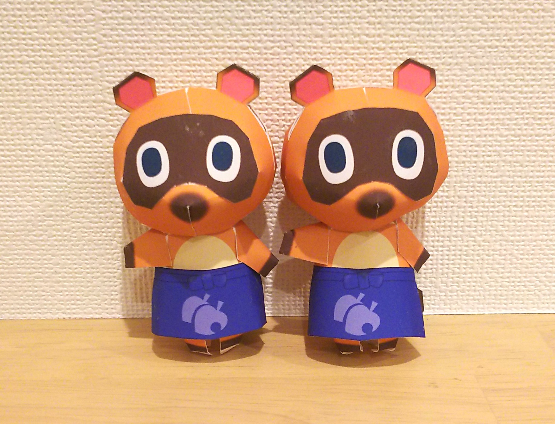 アルフォンス No Twitter ペーパークラフトで まめきち つぶきち 完成 ペーパークラフト どうぶつの森