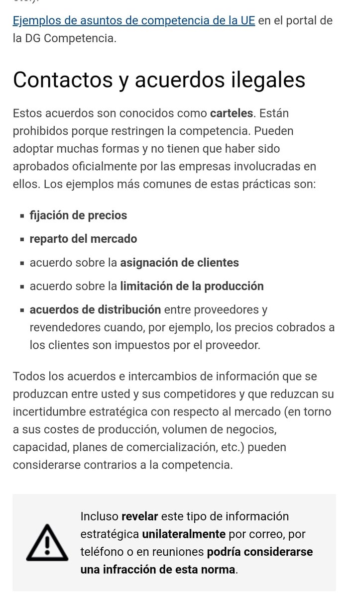 unipromel's tweet photo. Normas sobre competencia en la UE https://t.co/CDKDlxe2lf https://t.co/kZC5iF4WsV