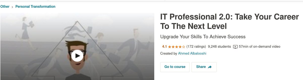 ArnuldOnData's tweet photo. Completed this on @udemy  by @aalbalooshi :

https://t.co/QrCdClpLgZ

I came to know why and  how much  hard and soft skills are different. What kind of thinking  you need to do if you develop and get ahead in your chosen career. 

#moocathlon #Career #job #learning https://t.co/zKMm8eU18J