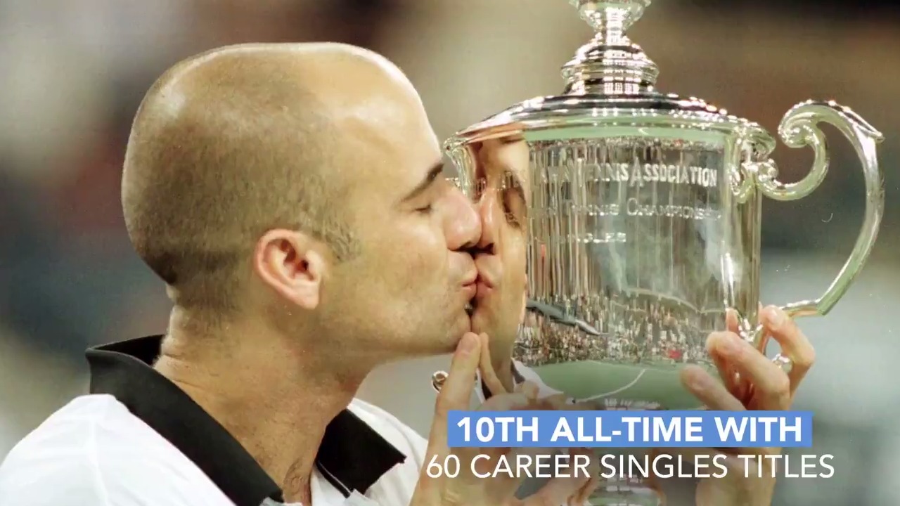 Andre Agassi\s 50th birthday is a great opportunity to look back on his remarkable career.

Happy birthday, Andre! 