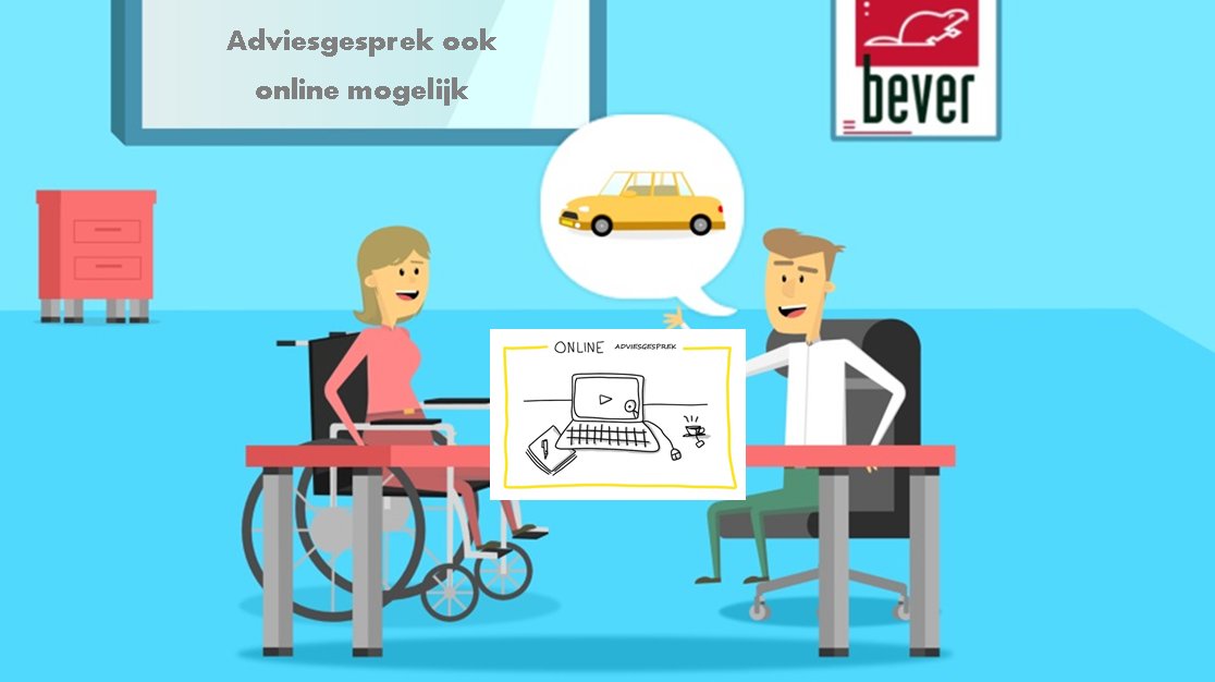 BeverAuto's tweet photo. Online adviesgesprek bij Bever!  Bijzondere tijden vragen om bijzondere oplossingen!  Bever autoaanpassingen denkt graag met je mee! Wij bieden geheel gratis en vrijblijvend online adviesgesprekken aan. https://t.co/fmCNcFfKVq
#mobiliteit #aangepasteauto #corona #onlineadvies https://t.co/UenJrR3IZd