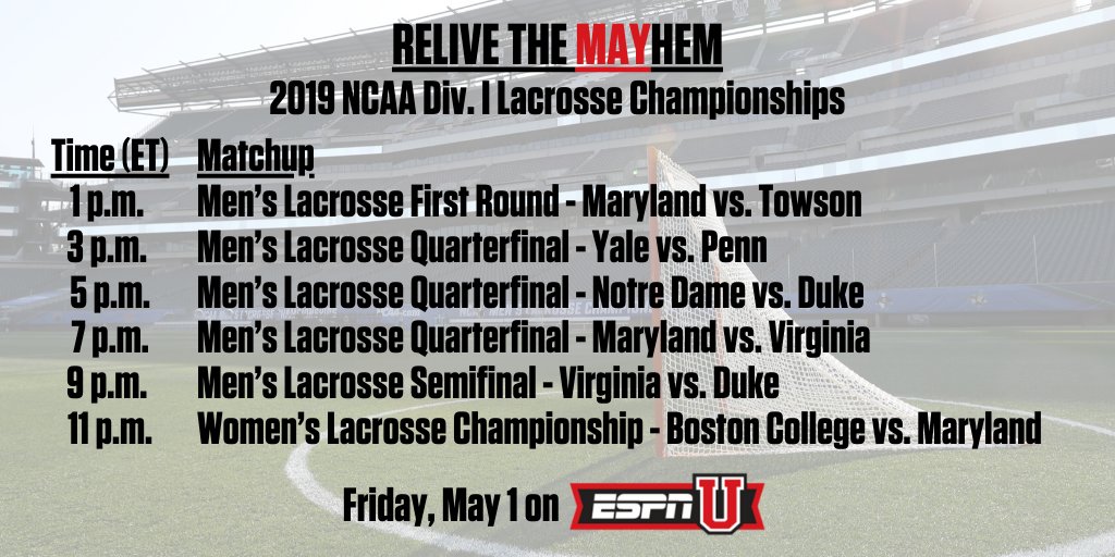 Inside_Lacrosse's tweet photo. I think we know what we're doing Friday... https://t.co/3C1twfJOWq