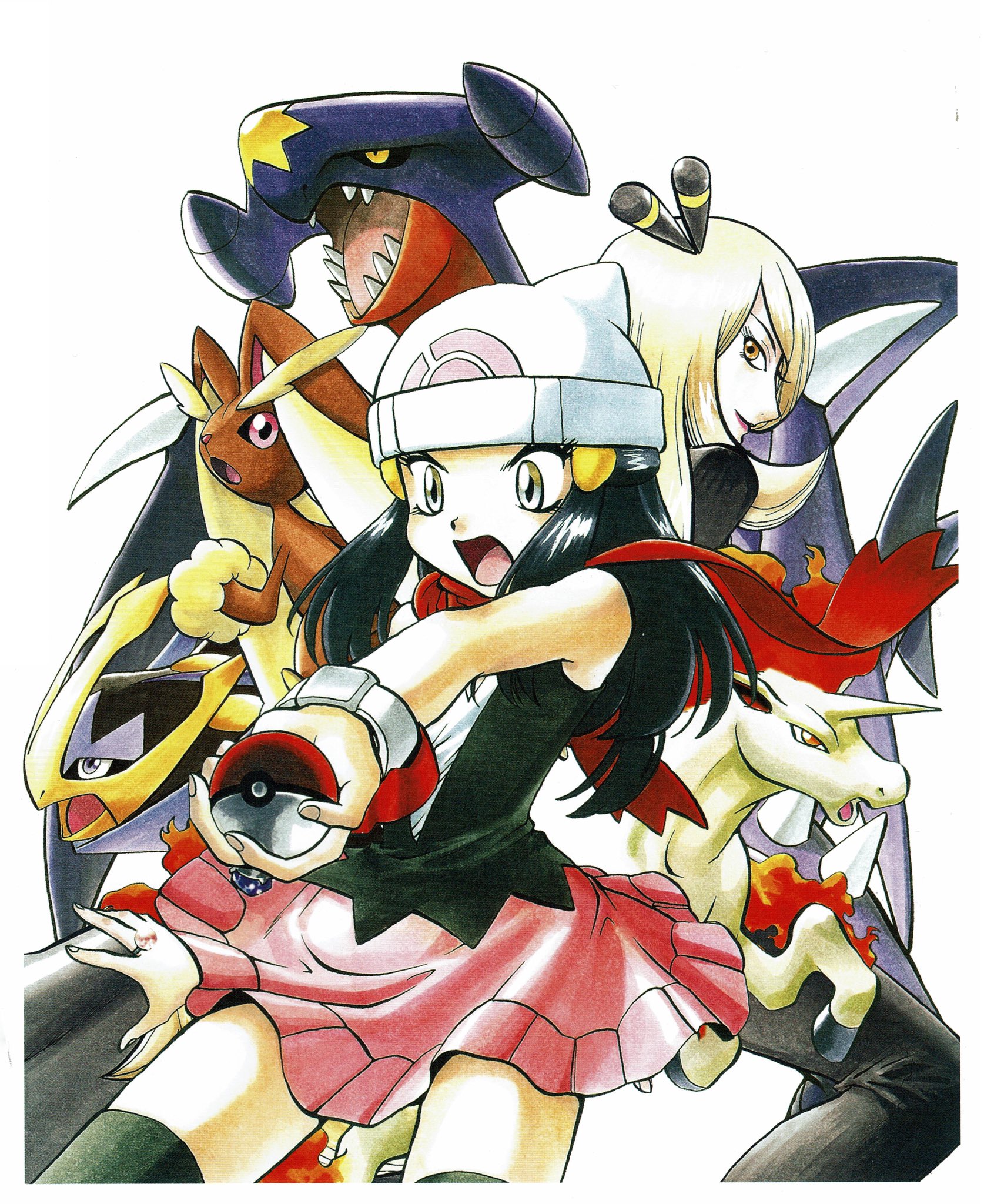 VideoGameArt&Tidbits on X: Pokémon Adventures: Diamond and Pearl Platinum  - Vol. 7 cover artwork.  / X