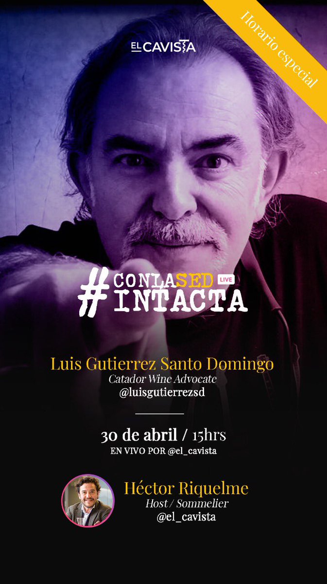 LuisGutierrezSD's tweet photo. ¡Mañana habló con mi amigo @elcavista! Seguro que no me pregu ta lo mismo que los demás... 😛 https://t.co/3uR3Y9Nwm8