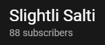 slightlisalti's tweet photo. Yo we are 88 subscribers now! We are just 12 away from our goal of reaching 100 before the end of May. I think we got this, do you? Let's get it! #StaySalti
#YouTubeGoals
#goals
#smallyoutubercommunity
#SmallStreamersConnect https://t.co/OyrQcp6MtI