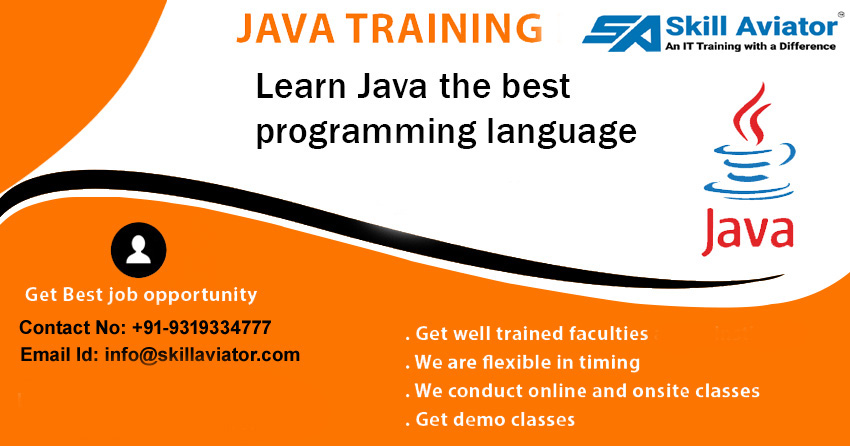 SkillAviator's tweet image. Interested in #Java_Training! SkillAviator is one of the Best #Java_Training_Center in #Noida.
Get Free Demo Classes, Free Career Counselling, 100% Placement Assistance.
Enquiry Now! at: skillaviator.com/it-training/
Contact No: +91-9319334777