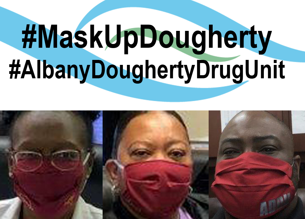 1doughertycoga's tweet photo. The Albany/Dougherty Drug Unit (ADDU) continues to serve and protect by masking up daily! #MaskUpDougherty @CityofAlbanyGA https://t.co/ae7xHs3nOC
