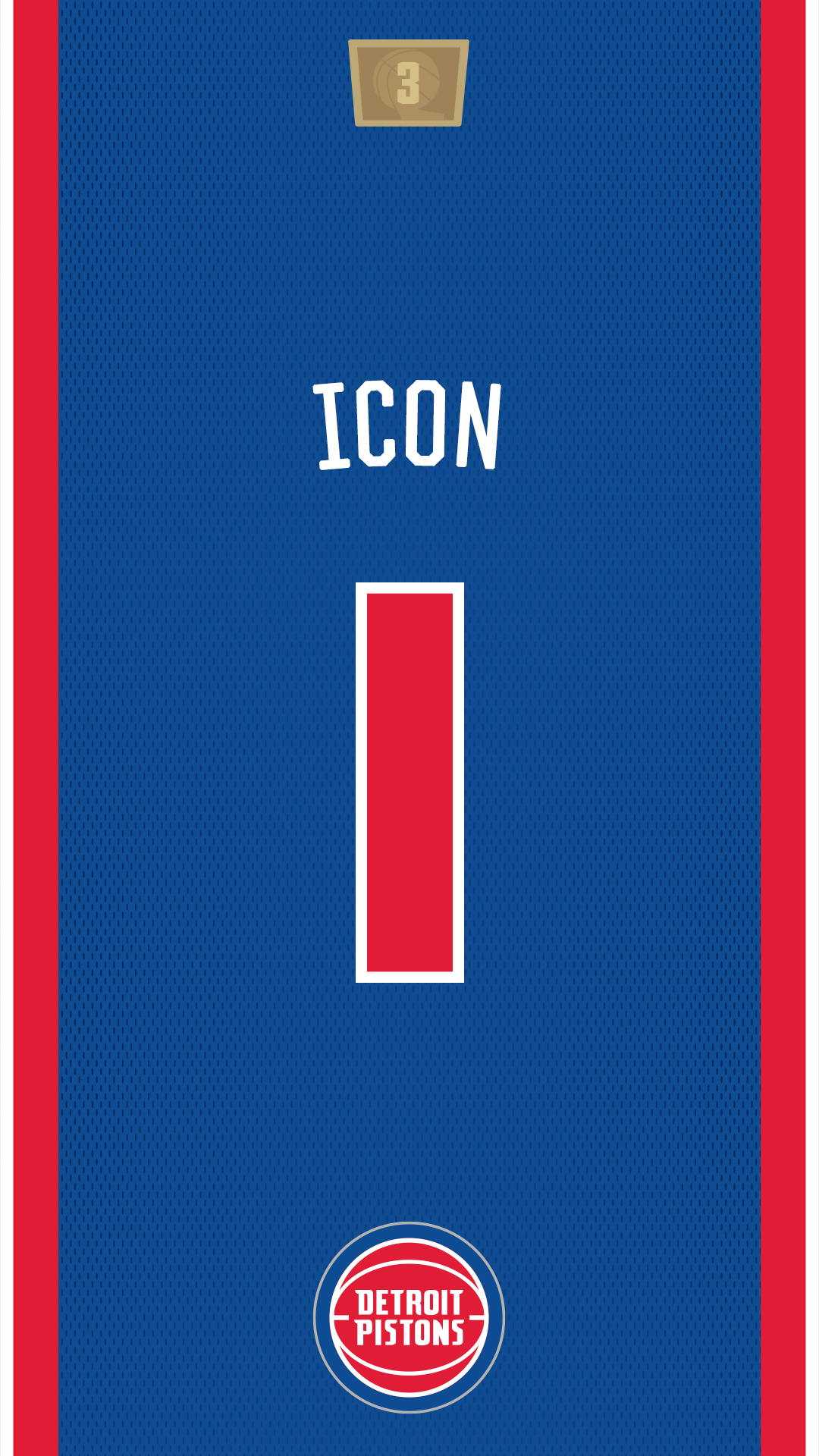 custom pistons jersey