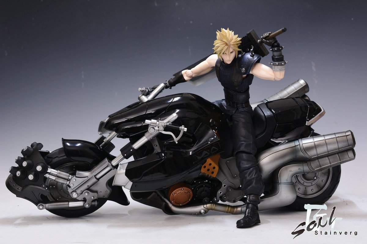 Soul Staiverg Sur Twitter Final Fantasy Vii Remake Play Arts 改 クラウド ストライフ ハーディ デイトナ