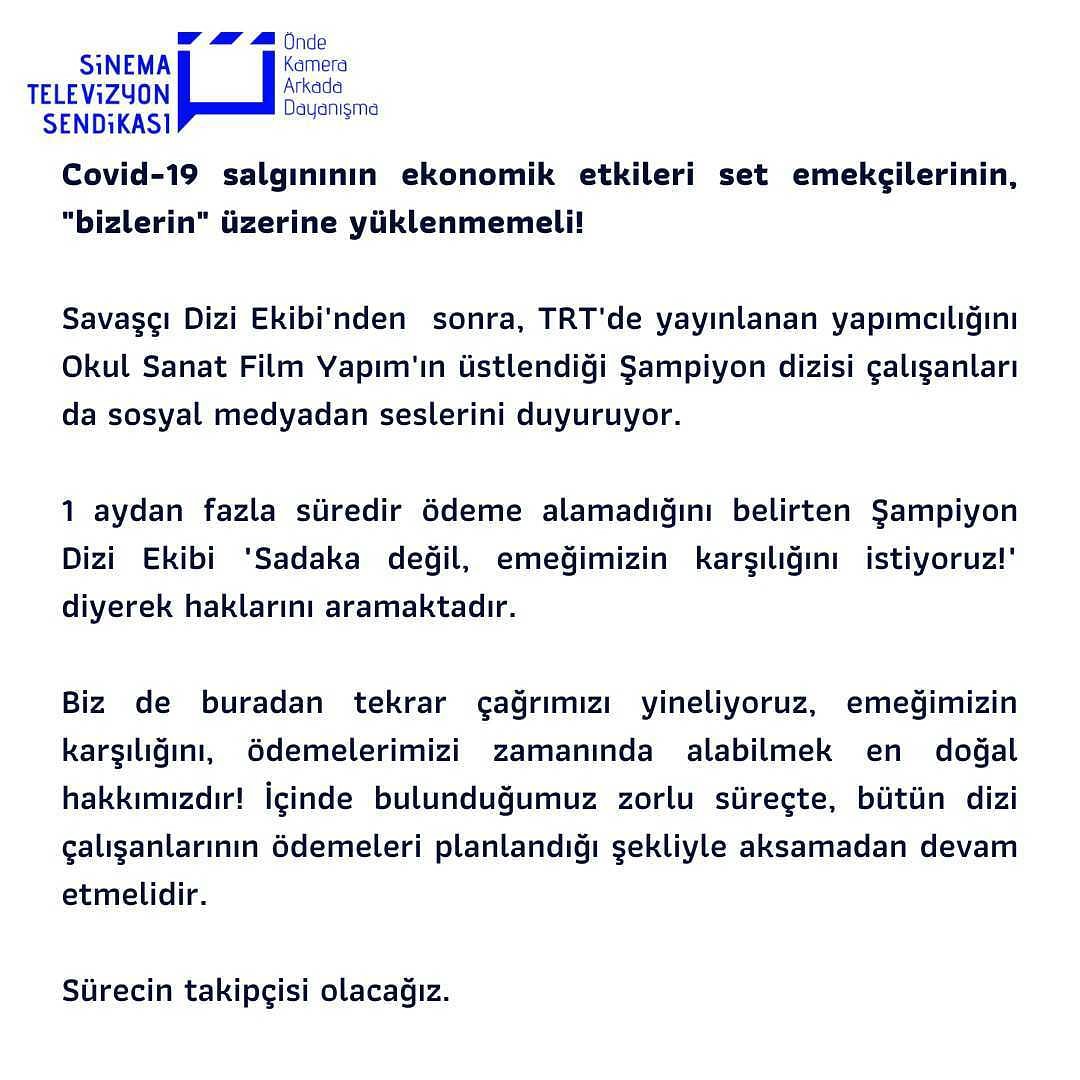 sinematvsen's tweet photo. Kamuoyuna! https://t.co/DmH4ngxeIf