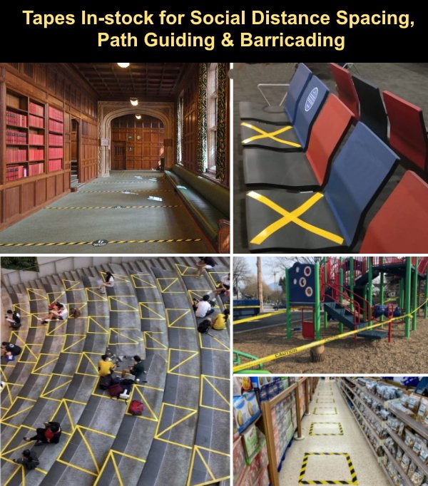 If your #business or #organization is open or contemplating opening and need areas to be marked off or social distance spacing to be implemented, check out our #tapes that can help with these tasks: bit.ly/35rb9Bv

#SocialDistancing #Covid_19 #coronavirus #theatre