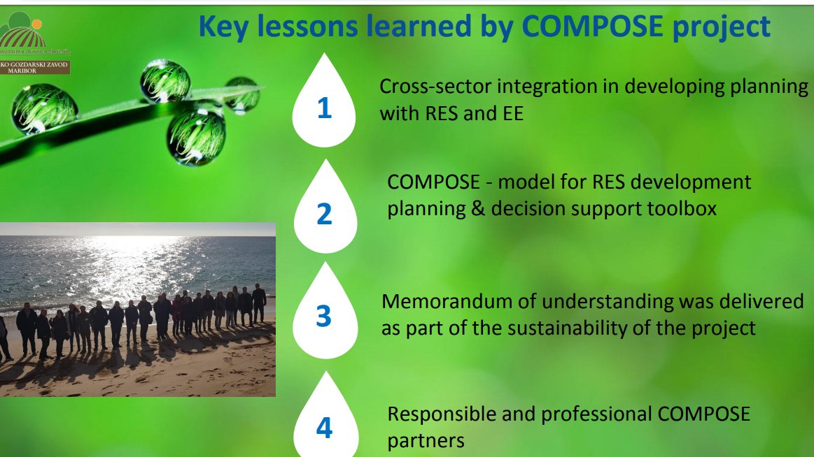 InterregMedGLA's tweet image. 👉👉Do you know the key lessons learned by
#COMPOSEproject? Have a look at the presentation by the project coordinator Mrs. #StankaKlemenčičKosi from @KGZMB! #Composewebinar #energytransition #MADEinMED #EUGreenDeal #Composetool