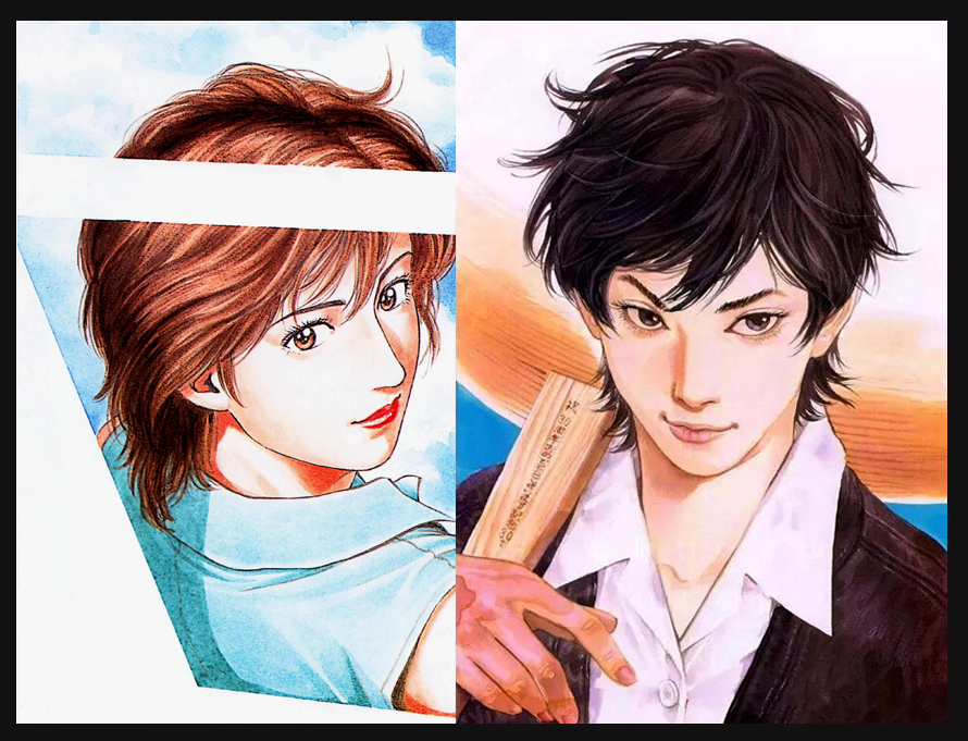 Kaori Makimura (CityHunter) dessinée par Takehiko Inoue (SlamDunk, REAL, Vagabond...)