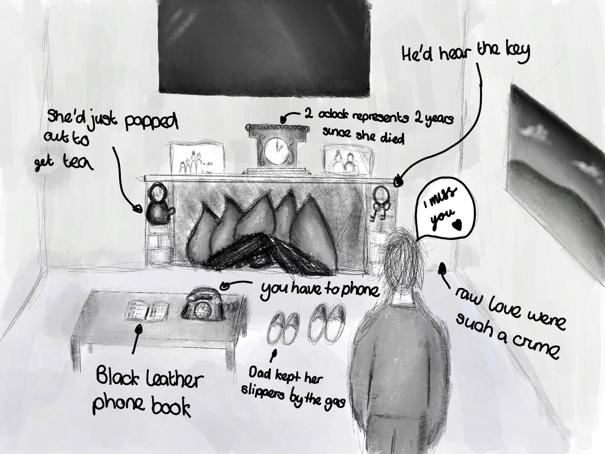 Emma chose 'Long Distance II' by Tony Harrison, one of our department's favourite poets. The poet explores the loss and grief felt his father, following his mother's death. 

You can find the poem here: poets.org/poem/long-dist…