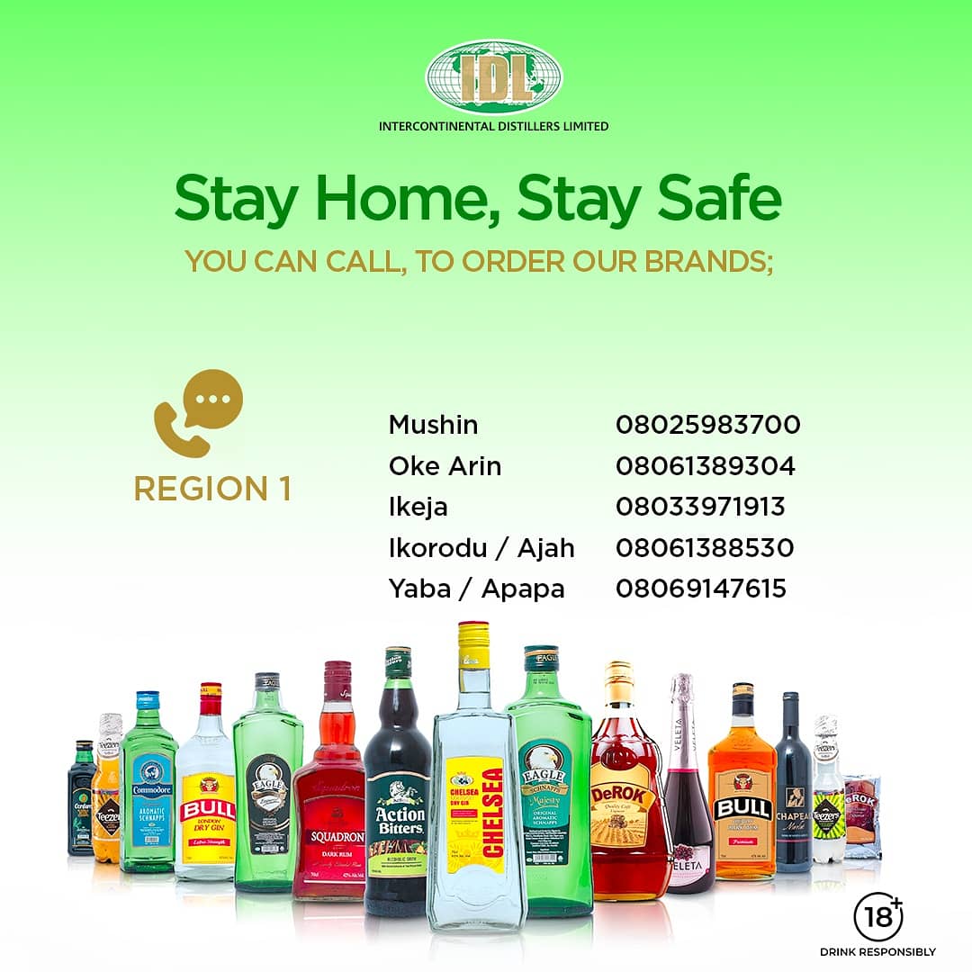 IDLNIG's tweet photo. Bringing all your favorite brands closer to you as you stay safe at home. You can order for whichever brand you desire from the contacts &amp; online stores listed and get it with ease, no matter the region you're located.

#StayHome #StaySafe #Lockdown #IDL https://t.co/mwc8Uw9Y5S
