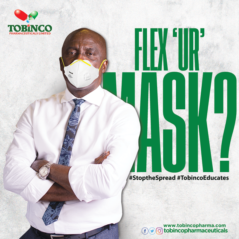 Tobincopharmacy's tweet photo. Leadership by example. Wear your mask and let everyone wear their mask.
#CoronavirusOutbreak #Healthmatters #TobincoEducates https://t.co/WB0gvXputi