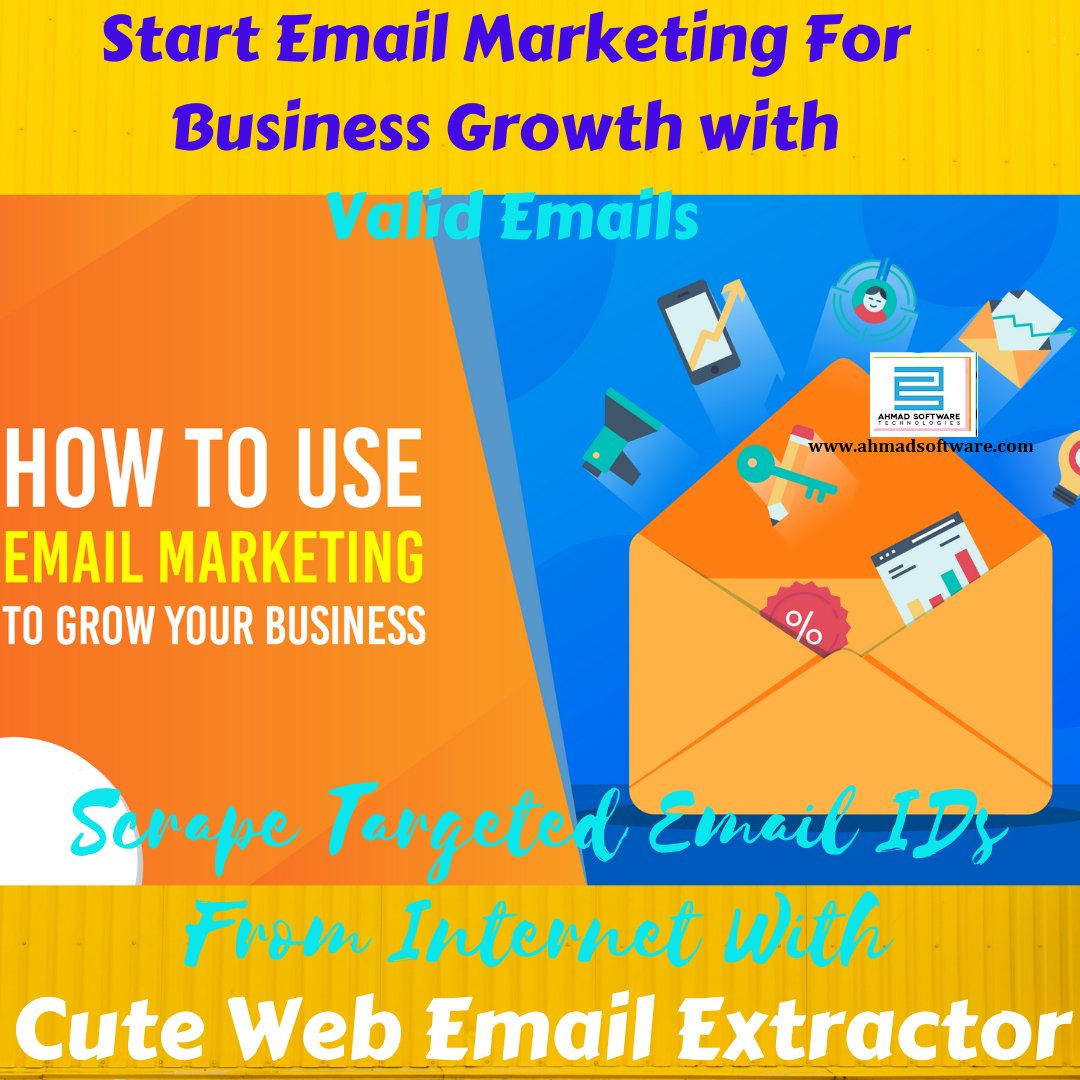 Ahmadsofttech's tweet image. Start Email Marketing for #BusinessGrowth with Valid Valid or Targeted Emails - Cute #WebEmailExtractor is the best Software for #extractingemailsfromInternet
ahmadsoftware.com/69/cute-web-em…
#IrrfanKhan
#RIPIrrfanKhan,
#instagramdown #COVID 
#PenceIsAnIdiot
#DoNotOpenCalifornia