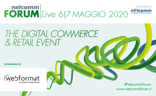 webformat's tweet photo. Webformat parteciperà alla prima fiera online realizzata da @ConsNetcomm  : #NetcommForum LIVE il 6/7 Maggio!
Ti aspettiamo nel nostro virtual stand: https://t.co/IYhibHLq2E
#Webformat #eCommerce #BusinessInnovation #DigitalRetail https://t.co/FrmNOgY5ON
