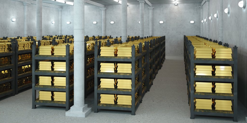Gold Telegraph ⚡ på Twitter: "Germany repatriated $31 billion (583 tons) of  #gold from Paris and New York vaults. Turkey repatriated 220 tons from the  Federal Reserve. The Netherlands repatriated 122 tons.