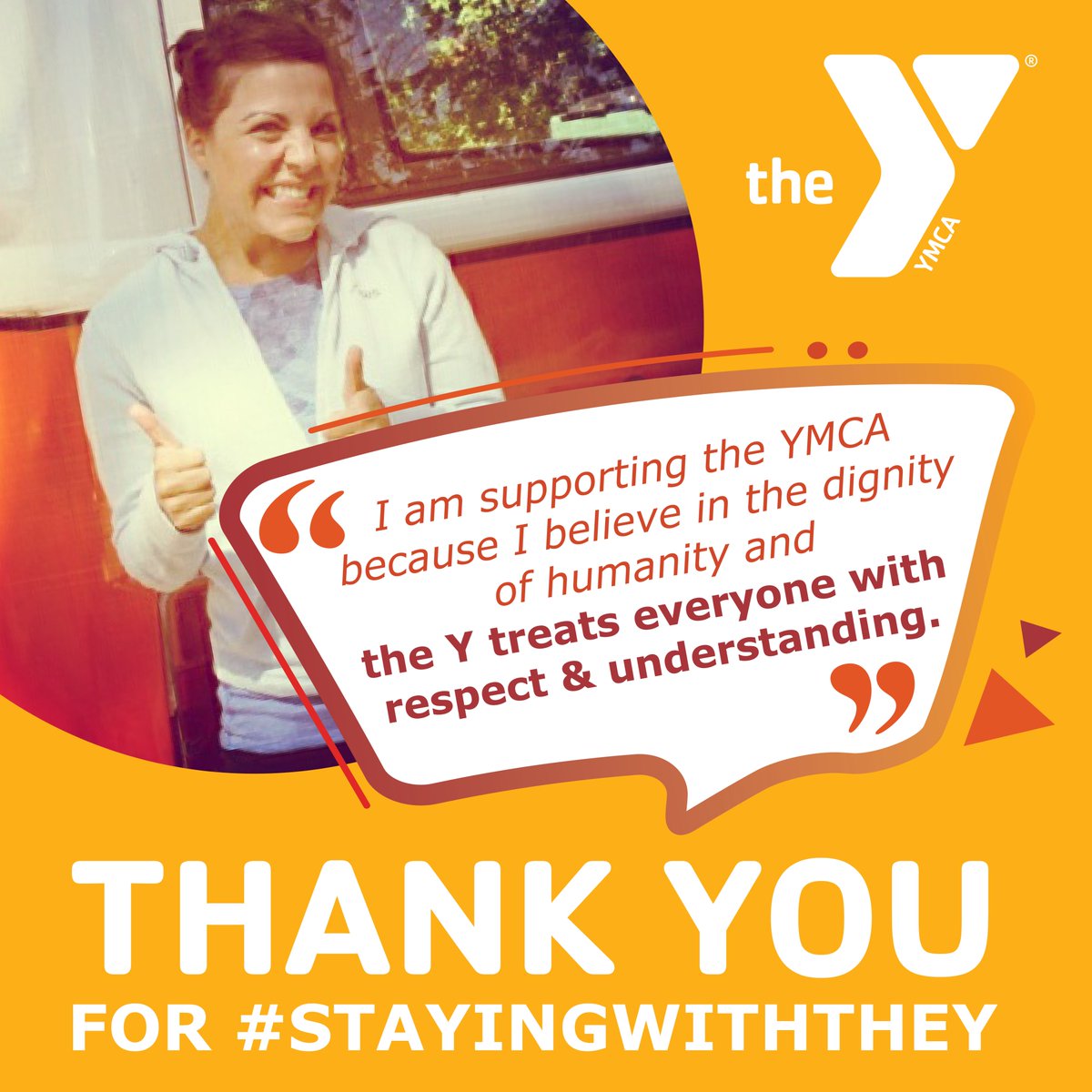 philaymca's tweet photo. #MemberSpotlight
This week, we want to thank and share some of our amazing members who are #StayingWithTheY
Today is Elizabeth!
"I am supporting the YMCA because I believe in the dignity of humanity because the Y treats everyone with respect and understanding. I recognize... https://t.co/GP4RF5QW8h