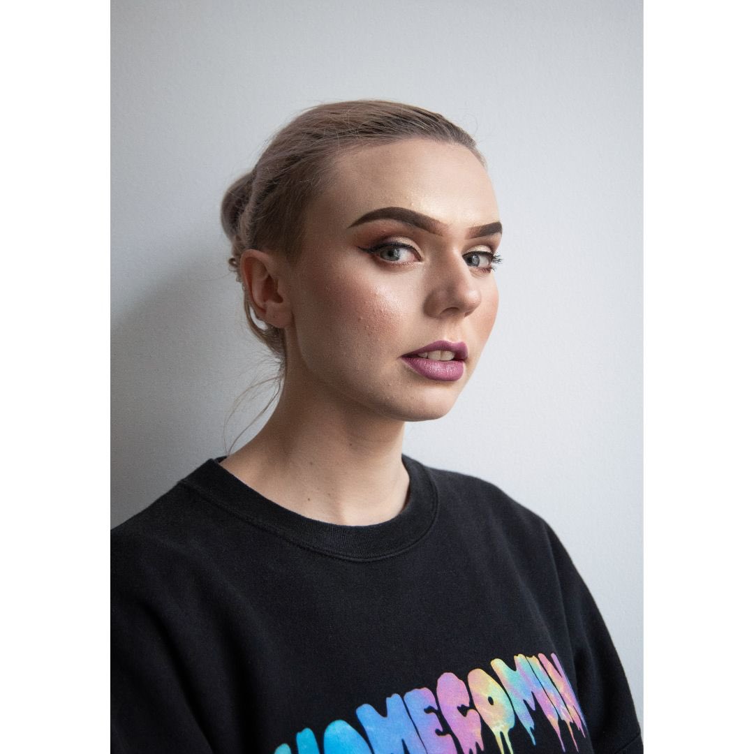 Make-up by Namra Waseem from the Professional Make-up category on model Jasmin Helen at Midlands Fashion Awards 2019. (Photo credit Lucy Scott ) #makeupartist #muauk