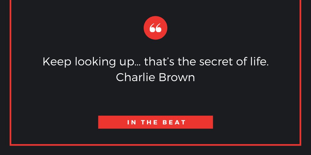 InTheBeat_Valid's tweet image. Keep looking up… that’s the secret of life. Charlie Brown

#PositiveVibes #StaySafe #keepsmiling