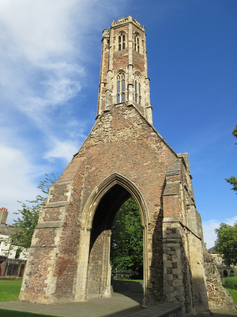 12/ Greyfriars Tower “The leaning tower of Lynn” is a remnant of a Franciscan Friary in Kings Lynn, Norfolk. Having been a ruin for 400 of its 500 year life this tower has hung on in there. Restoration was completed in 2006 with the help of grants. Won its heat.