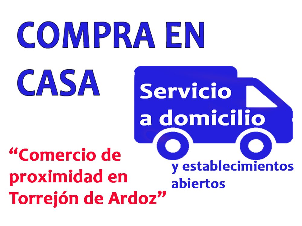 Los establecimientos autorizados para abrir o dar servicio a domicilio pueden sumarse a la iniciativa “Compra en Casa. Comercio de proximidad en #TorrejóndeArdoz” para facilitar las compras a los vecinos a través de un directorio en la web municipal. 👉🏻 bit.ly/3aIg3e5