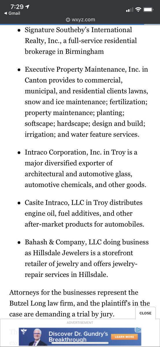 rebeccap112's tweet photo. Please don’t ever use any of these businesses again, or the law firm, they don’t care about life, only money. #SignatureSouthebys #executivepropertymaintenance #intraco #casiteintraco #hillsdalejewelers #butzellonglawfirm #dumbassess https://t.co/iefXNmhELA