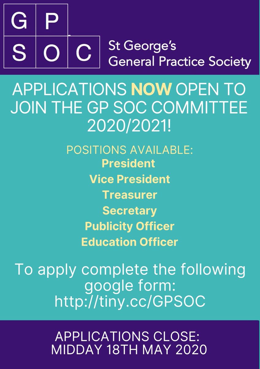 SGUL GP Society tweet media