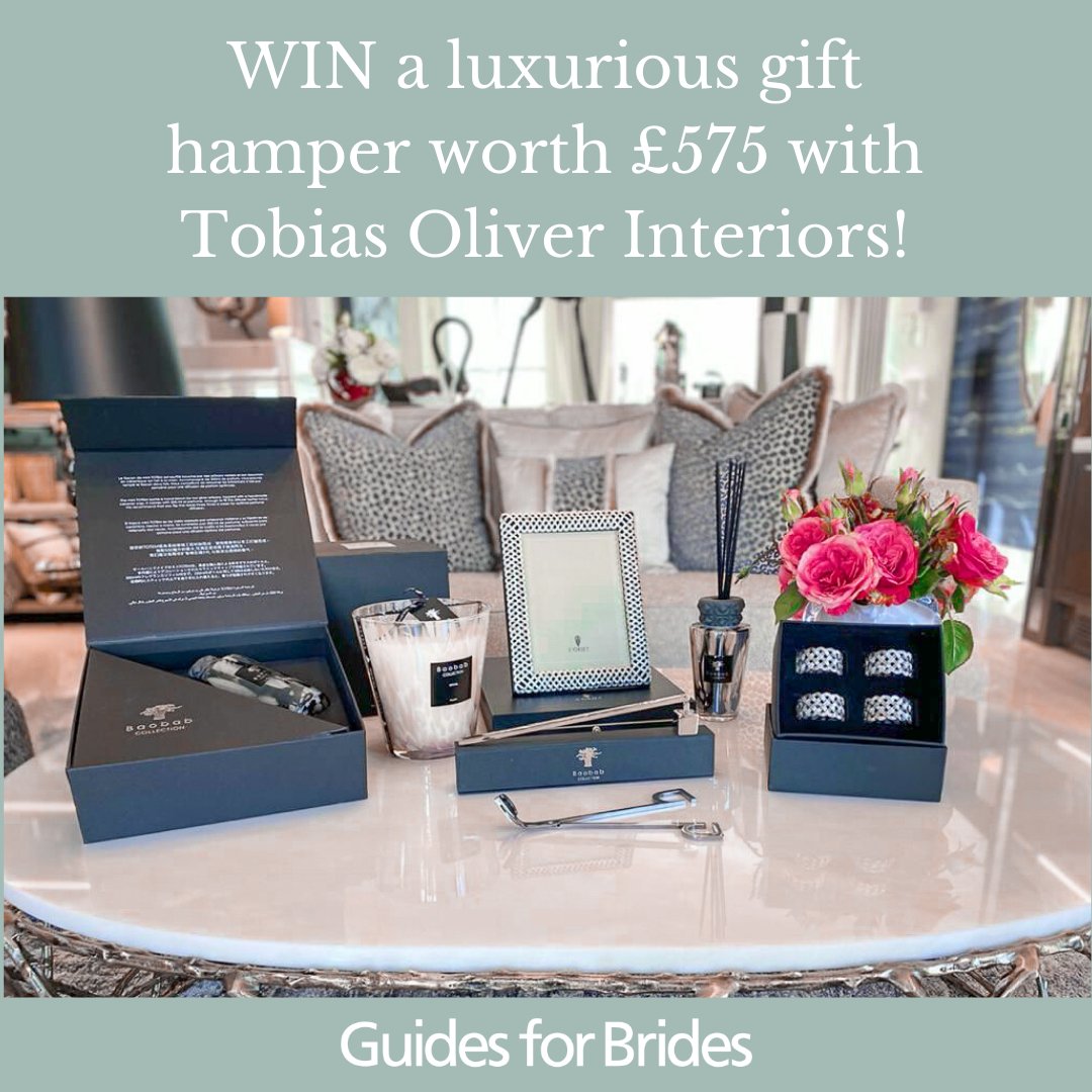 Tomorrow is your LAST CHANCE to enter this fantastic #competition with <a href="/tobiasoliverint/">Tobias Trigg</a> 💕

One lucky winner will receive a gorgeous gift list hamper worth £575! 😍

Find out what's included and enter here 👉🏼 bit.ly/3dGPIQw 💍

#weddingwednesday #weddinghour