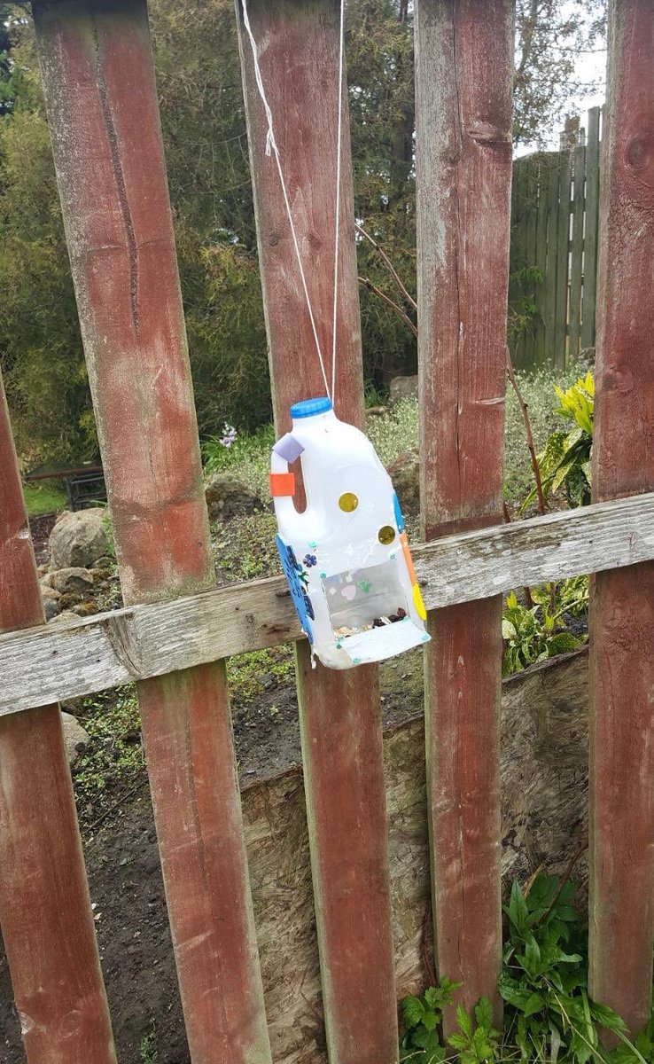 StMarksPrimary1's tweet image. P2b were challenged by Miss McFlynn this week to get creative with recycled materials. She is so impressed with what the pupils have created already and can’t wait to see more! #creativity #StMarksSTEM #ERCSTEM