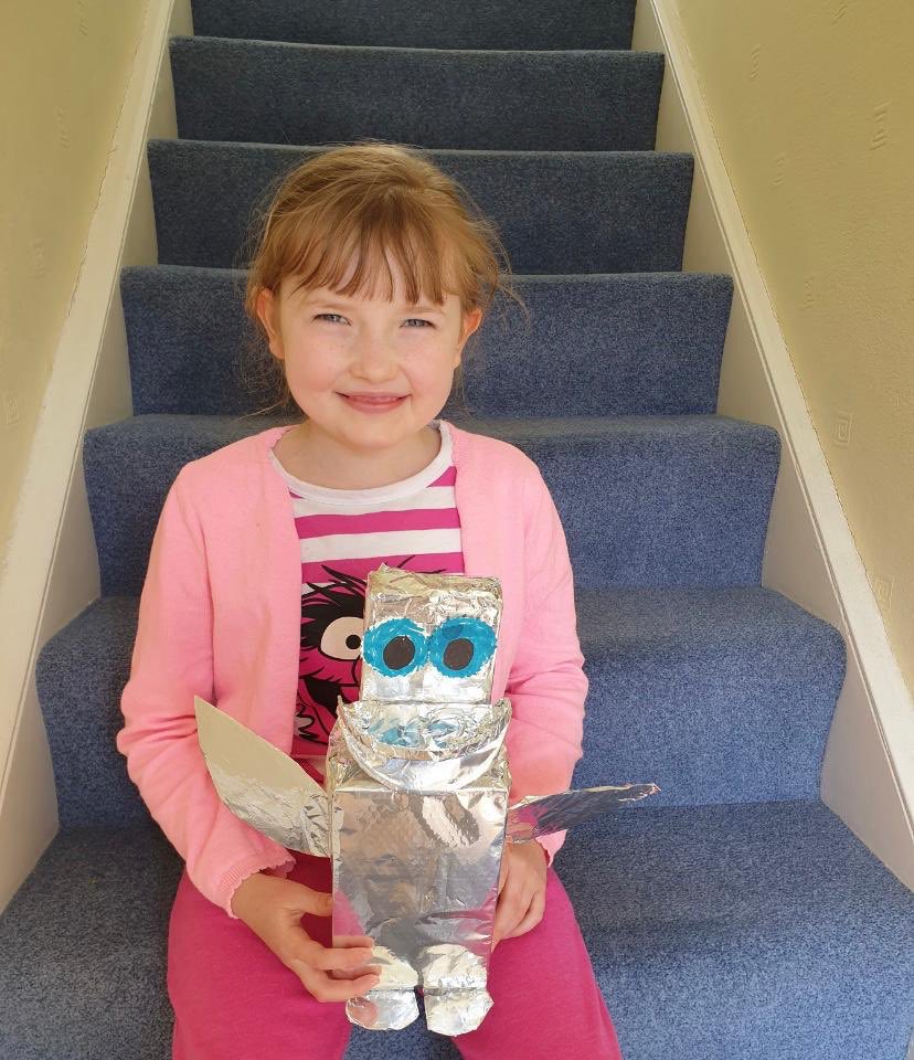 StMarksPrimary1's tweet image. P2b were challenged by Miss McFlynn this week to get creative with recycled materials. She is so impressed with what the pupils have created already and can’t wait to see more!  #creativity #StMarksSTEM #ERCSTEM