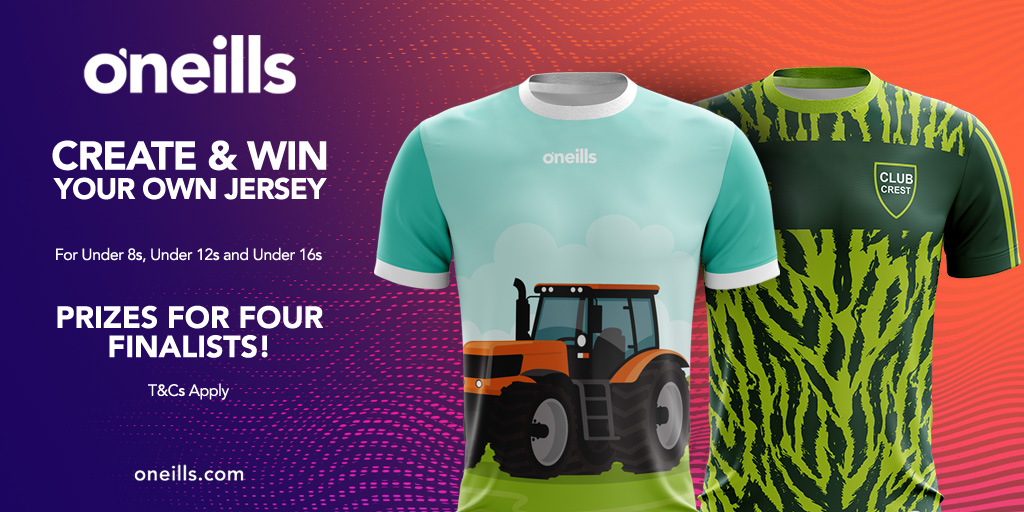 o neills design your own jersey