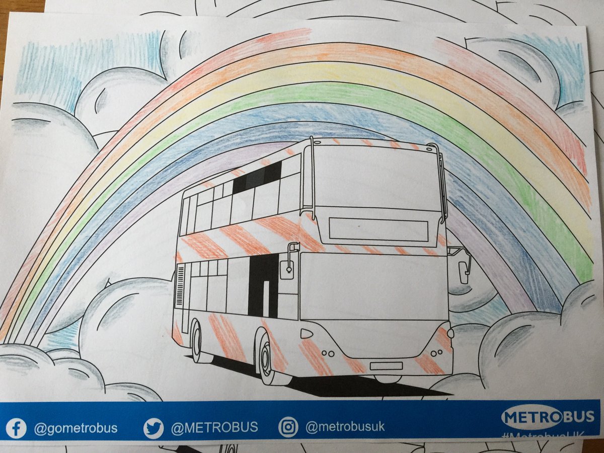 METROBUS's tweet photo. Looking for something creative to do at home? We've looked through the archives at Metrobus and uploaded our colouring-in sheets and bus card models, plus a new one.

Check them out at https://t.co/Rke3hSYgB1

Get creative and share your designs with us

#StayInColourIn https://t.co/5e5mbXYMZQ