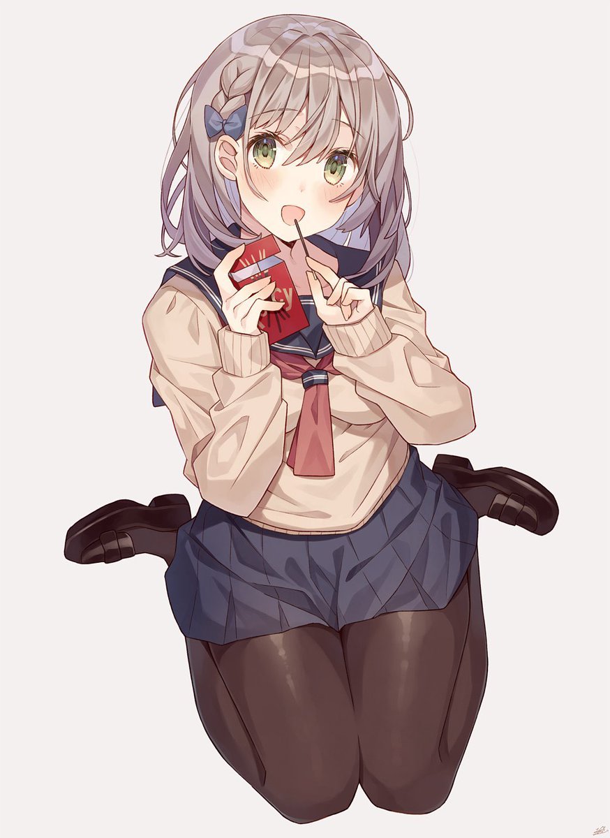 「スコシダケーミテクレタラウレシ #ワタシチョットエガカケル 」|みなせなぎ🧸のイラスト