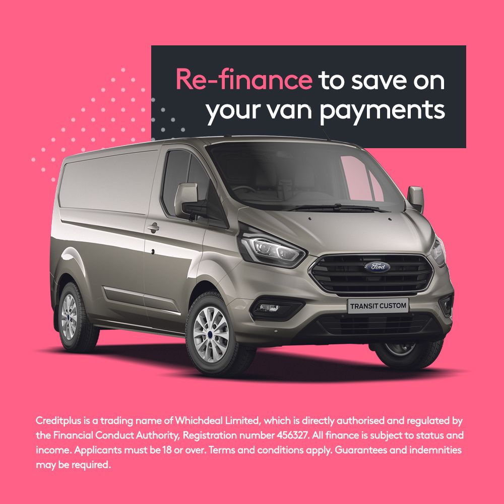 Wanting to get back to work and reduce your monthly outgoings? Creditplus could help re-finance your van payments so you can focus on building your business.