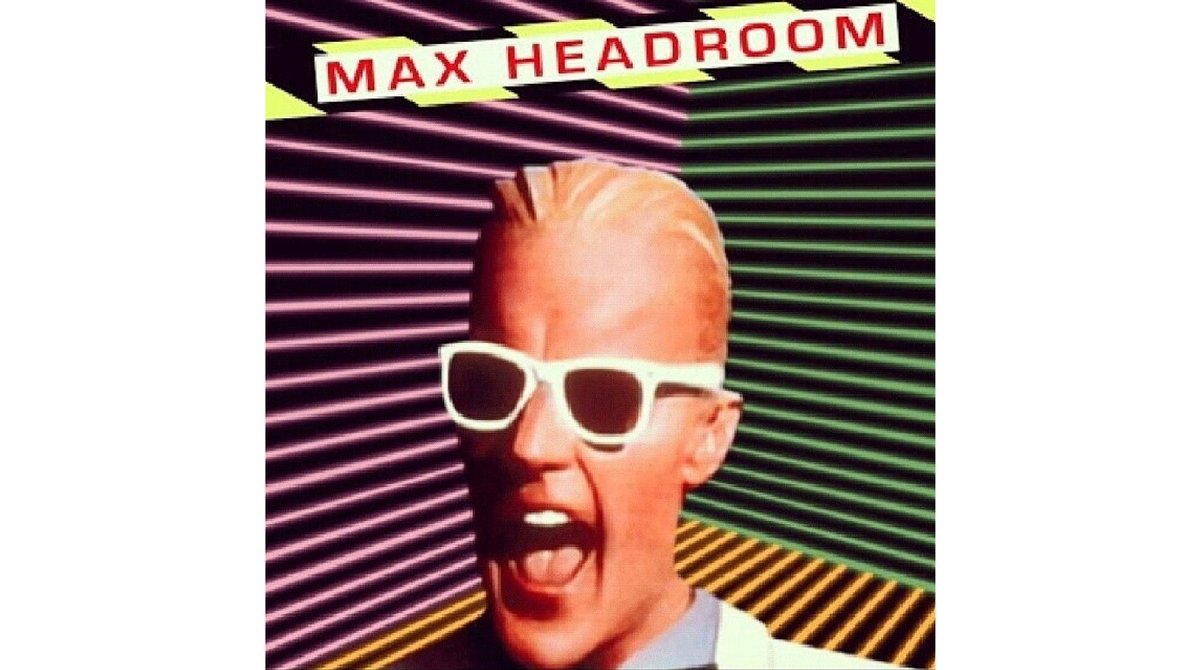 Max Headroom Zoom Background Video