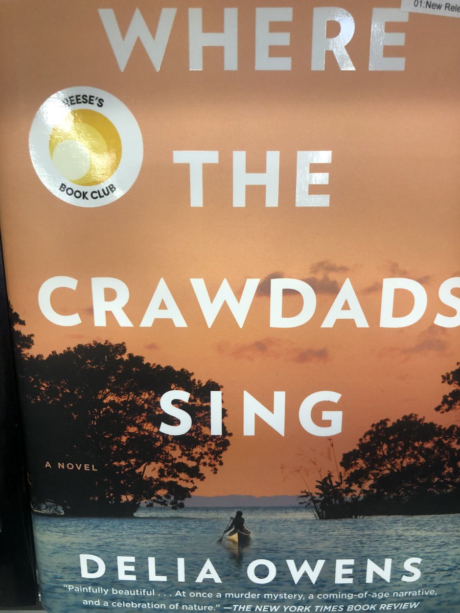 Wernekea's tweet photo. Thank you Delia Owens for telling the story of Where the Crawdads Sing! Everyone should meet Swamp Girl. Like most of the books I treasure, the complex characters made this story captivating through the final page! #HebronReads #WeAreHebron #WhatYaReadingWednesday https://t.co/OmxkXCWgg5