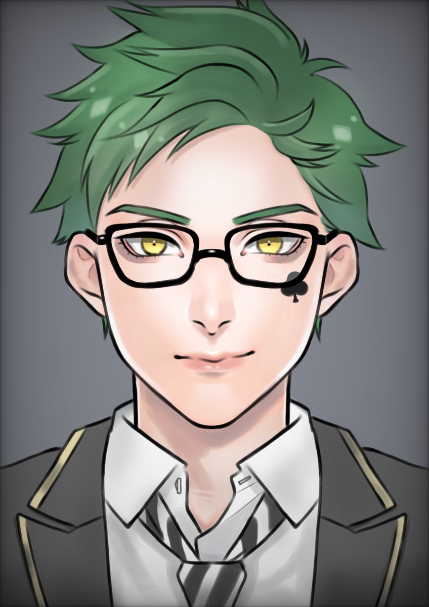 吐息で沼った(   ◜ω◝ )

#ツイステファンアート 
#トレイ 